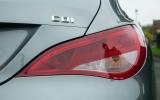 The Mercedes-Benz CLA Shooting Brake shoulder line dictates the shape of the rear light cluster