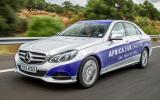 Mercedes-Benz E-class E300 hybrid from Africa to Goodwood - picture special