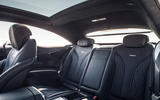 Mercedes-AMG S 63 Coupé rear seats