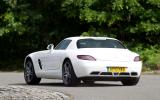 Mercedes-AMG SLS rear cornering