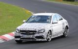Mercedes starts early testing on new C63 AMG coupe