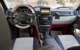 The driver's view from the Mercedes-AMG G 63 6x6