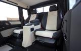 The rear seats in the Mercedes-AMG G 63 6x6
