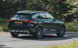 mercedes glc review 2023 05 cornering rear