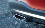 Mercedes GLC chrome exhaust pipes