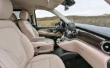 Mercedes V250 BlueTec interior