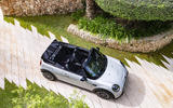 mini electric convertible review 15 roof down static