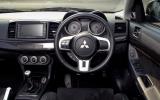 Mitsubishi Evo X steering wheel