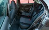 Nissan Micra rear seats