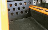 The footwell in the Ariel Nomad