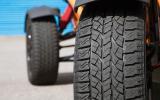 Rough terrain tyres on the Ariel Nomad