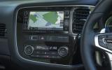 Mitsubishi Outlander PHEV infotainment system