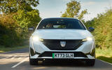 peugeot e 308 review 2023 02 front action