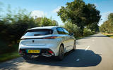 peugeot e 308 review 2023 03 tracking rear