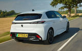 peugeot e 308 review 2023 06 rear action