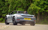 Porsche 718 Boxster rear cornering