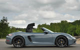 Porsche 718 Boxster roof opening