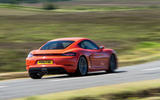 Porsche 718 Cayman rear cornering