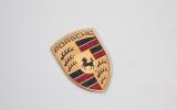 Porsche 911 enamel badge
