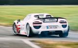 Porsche 918 Spyder rear cornering