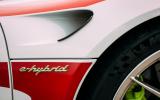 Porsche 918 Spyder hybrid badging