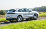 porsche cayenne review 2023 05 cornering rear