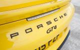 Porsche Cayman GT4 badging