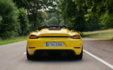 porsche gt4 rs sypder review 19 tracking rear