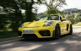 porsche gt4 rs sypder review 21 tracking front