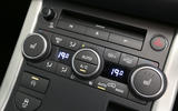 Range Rover Evoque climate controls