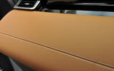 Range Rover Velar leather stitched dashboard