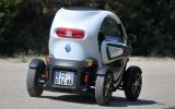 Renault Twizy rear cornering
