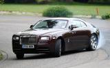 Rolls-Royce Wraith drifting