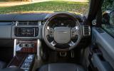 Range Rover SVAutobiography driver's seat