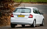 Skoda Fabia rear cornering
