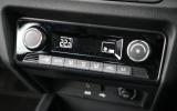 Skoda Fabia climate control switchgear