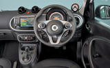 Smart Forfour Electric Drive dashboard