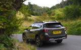 subaru outback review 2023 05 cornering rear