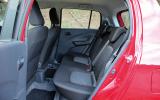 Suzuki Celerio rear seats