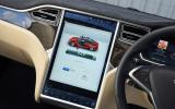 Tesla Model S P90D infotainment