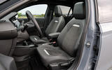 vauxhall corsa electric review 202311 seats front