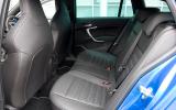 Vauxhall Insignia VXR rear seats