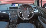 The view from the driver's seat of the Vauxhall Mokka