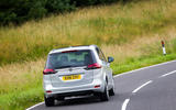 Vauxhall Zafira Tourer rear cornering