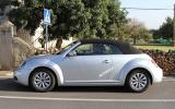 VW Beetle Cabriolet scooped