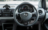 Volkswagen e-Up steering wheel