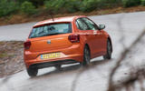 Volkswagen Polo rear cornering