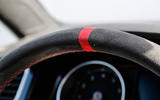 Volkswagen Golf GTI Clubsport S suede steering wheel