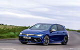 VW Golf R 2024 review front corner 0107