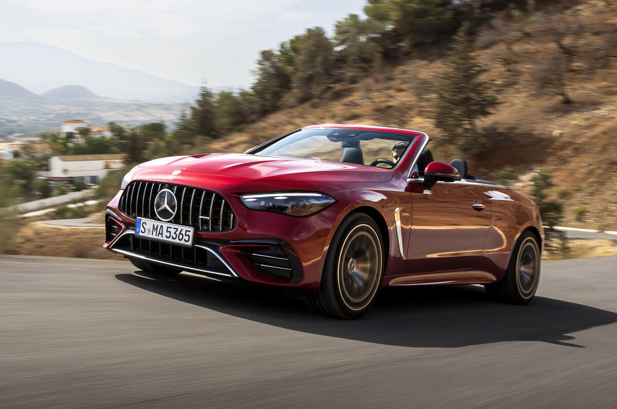 01 Mercedes AMG CLE 53 Cabriolet 2024 compte-rendu conduite avant plomb